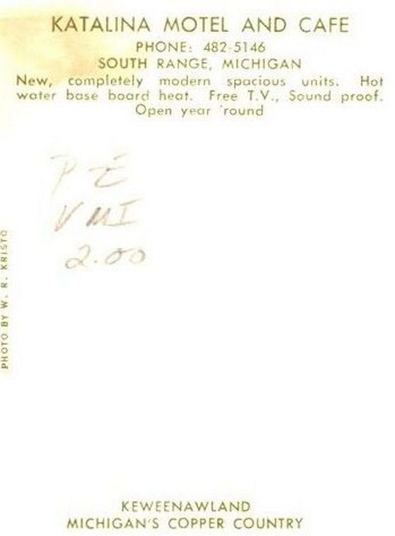 Tinas Katalina (Katalina Motel and Cafe) - Vintage Postcard (newer photo)